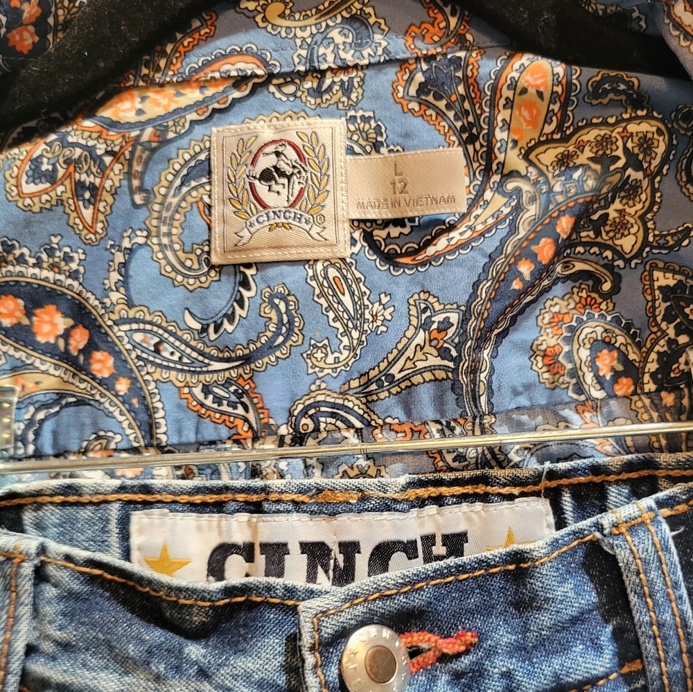 Cinch jeans & Cinch Shirt - Picture 8 of 10